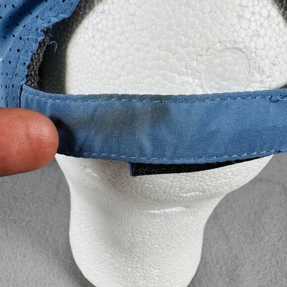 Nike Golf Hat Cap Strap Back One Size Blue Perforated Swoosh SQ ONE Mens - Picture 4 of 12